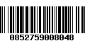 Código de Barras 0852759008048