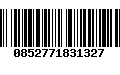 Código de Barras 0852771831327