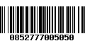 Código de Barras 0852777005050