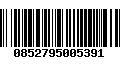 Código de Barras 0852795005391