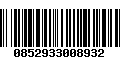 Código de Barras 0852933008932