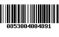 Código de Barras 0853004004891