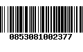 Código de Barras 0853081002377