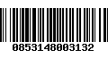 Código de Barras 0853148003132