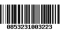 Código de Barras 0853231003223