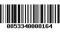 Código de Barras 0853340008164