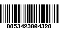 Código de Barras 0853423004328