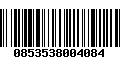 Código de Barras 0853538004084