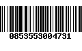 Código de Barras 0853553004731