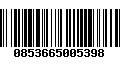 Código de Barras 0853665005398