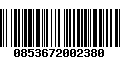 Código de Barras 0853672002380