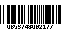 Código de Barras 0853748002177