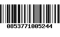Código de Barras 0853771005244