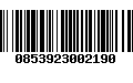 Código de Barras 0853923002190