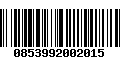 Código de Barras 0853992002015