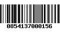 Código de Barras 0854137000156