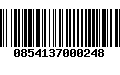 Código de Barras 0854137000248