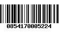 Código de Barras 0854170005224