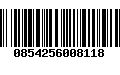 Código de Barras 0854256008118