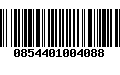 Código de Barras 0854401004088