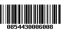 Código de Barras 0854430006008