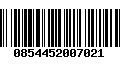 Código de Barras 0854452007021