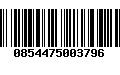 Código de Barras 0854475003796