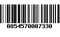 Código de Barras 0854570007330