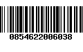 Código de Barras 0854622006038