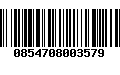 Código de Barras 0854708003579