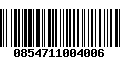 Código de Barras 0854711004006