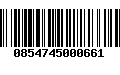 Código de Barras 0854745000661