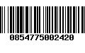 Código de Barras 0854775002420