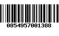 Código de Barras 0854957001388