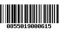 Código de Barras 0855019000615