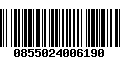 Código de Barras 0855024006190