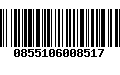 Código de Barras 0855106008517