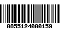 Código de Barras 0855124000159