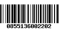 Código de Barras 0855136002202