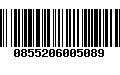 Código de Barras 0855206005089