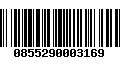 Código de Barras 0855290003169