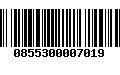 Código de Barras 0855300007019