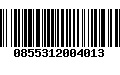 Código de Barras 0855312004013