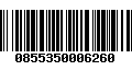 Código de Barras 0855350006260