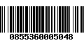 Código de Barras 0855360005048