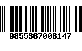 Código de Barras 0855367006147
