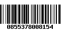 Código de Barras 0855378008154