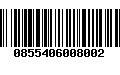 Código de Barras 0855406008002