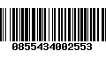 Código de Barras 0855434002553