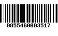 Código de Barras 0855460003517